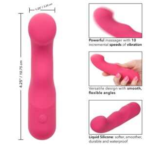 Calexotics-Pixies Curvy Rosa-Silicone, 10 velocità, Ricaricabile, USB 15 Calexotics-Pixies Curvy Rosa-Silicone, 10 velocità, Ricaricabile, USB · Vibratori (imaginea 5)