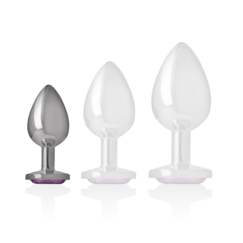 Intense Anal Toys-Plug anale in metallo Alluminio con Cristallo Viola 2 Intense Anal Toys-Plug anale in metallo Alluminio con Cristallo Viola · Accessori BDSM (imaginea 2)
