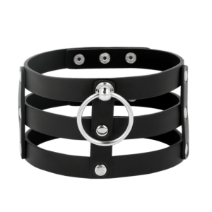 Coquette Accessories-Coquette Chic Desire Choker Pelle Vegana · Bondage & Manette (imaginea 3)