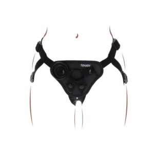 Get Real-Imbracatura Strap-on Nero-Silicone · Strap-on & Imbracature (immagine 6)