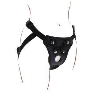 Get Real-Strap-on Pleasure Imbracatura Nero-Silicone · Strap-on & Imbracature (immagine 3)