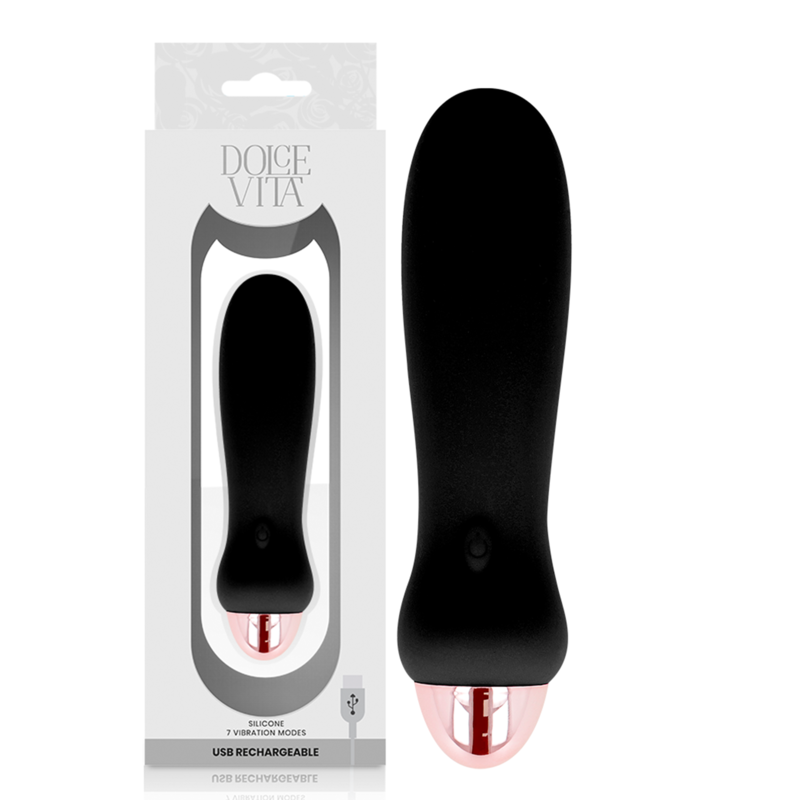 Dolce Vita-Vibratore ricaricabile Five 7 Velocità-Silicone · Vibratori (imaginea 4)