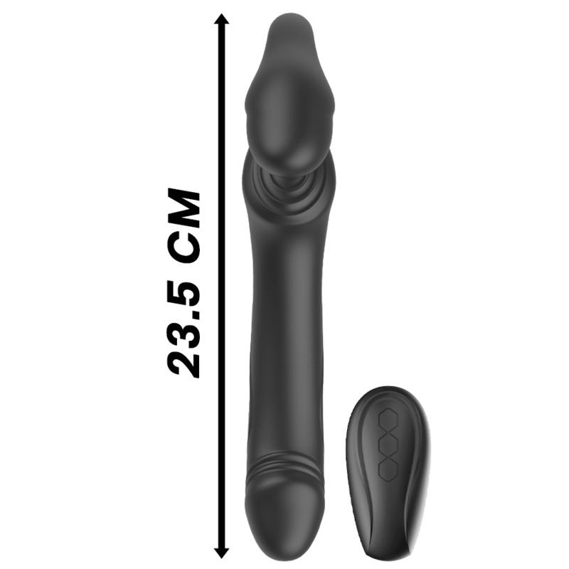 Ibiza Technology-Vibratore senza spalline con telecomando e · Strap-on & Imbracature (immagine 6)