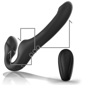 Ibiza Technology-Vibratore senza spalline con telecomando e · Strap-on & Imbracature (immagine 3)