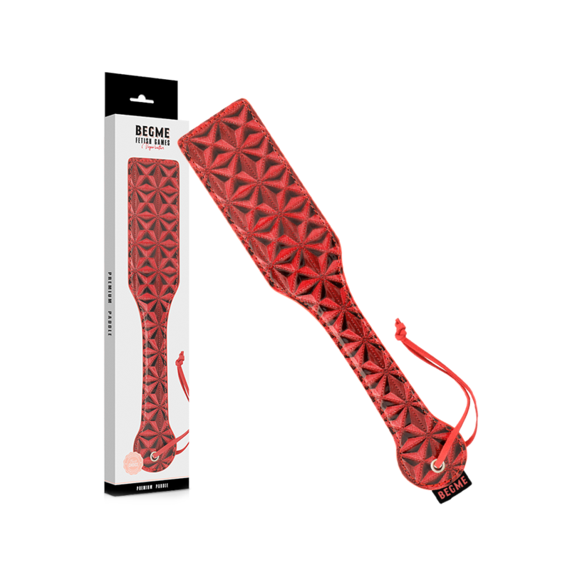 Begme Red Edition-Red Edition Pala in Pelle Vegana 3 Begme Red Edition-Red Edition Pala in Pelle Vegana — BEGME FETISH GAMES · Accessori BDSM (imaginea 3)