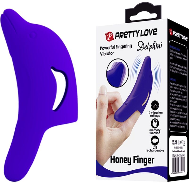 Fun Toys-Delphini Powerful Stimolatore di Dita-Silicone 18 Fun Toys-Delphini Powerful Stimolatore di Dita-Silicone — PRETTY LOVE · Vibratori (imaginea 18)