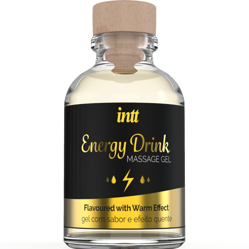 Intt Massage & Oral Sex-Gel da Massaggio con Sapore e Sapore di Bevanda