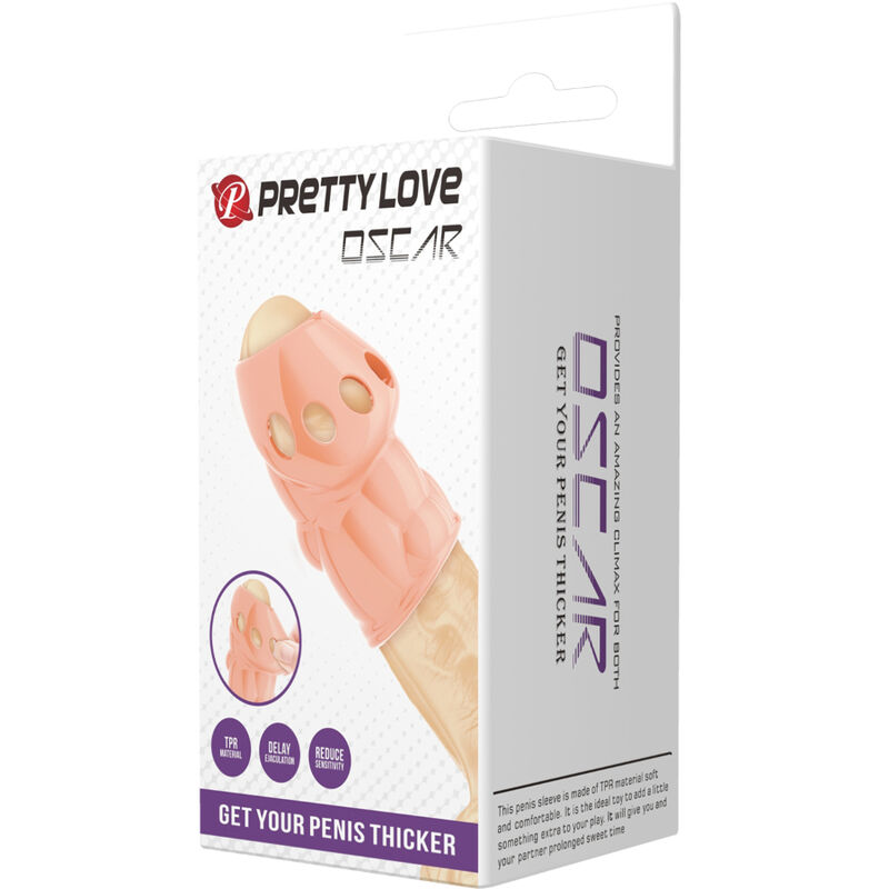 For Him-Oscar Addensante per il pene Aspetto Naturale-TPR — PRETTY LOVE · Anelli & Guaine per pene (imaginea 9)