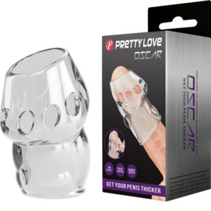 For Him-Oscar Guaina Addensatore per Pene Trasparente-Bottiglia — PRETTY LOVE · Anelli & Guaine per pene (imaginea 9)
