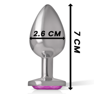 Intense Anal Toys-Plug anale in metallo Alluminio Cuore · Accessori BDSM (imaginea 3)