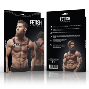 Fetish Submissive Attitude-Imbracatura Bulldog per Petto Ecopiele · Accessori BDSM (imaginea 6)