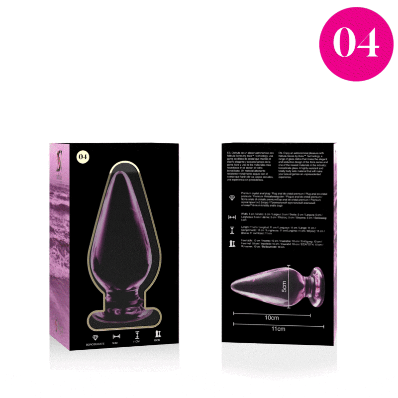 Nebula Series by Ibiza-Modello 4 Plug anale di Cristallo · Accessori BDSM (imaginea 4)