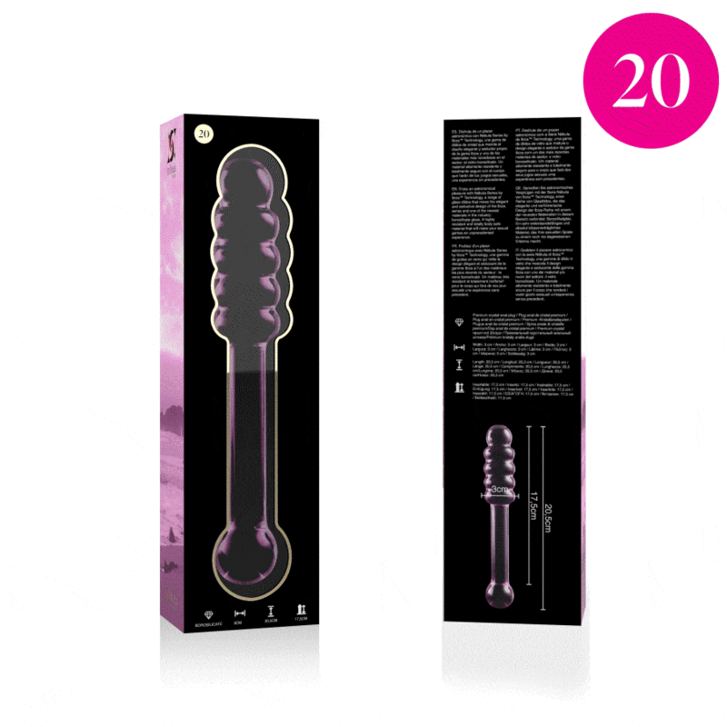 Nebula Series by Ibiza-Modello 20 Dildo Cristallo 20.5 cm · Dildo & Stimolatori (imaginea 4)