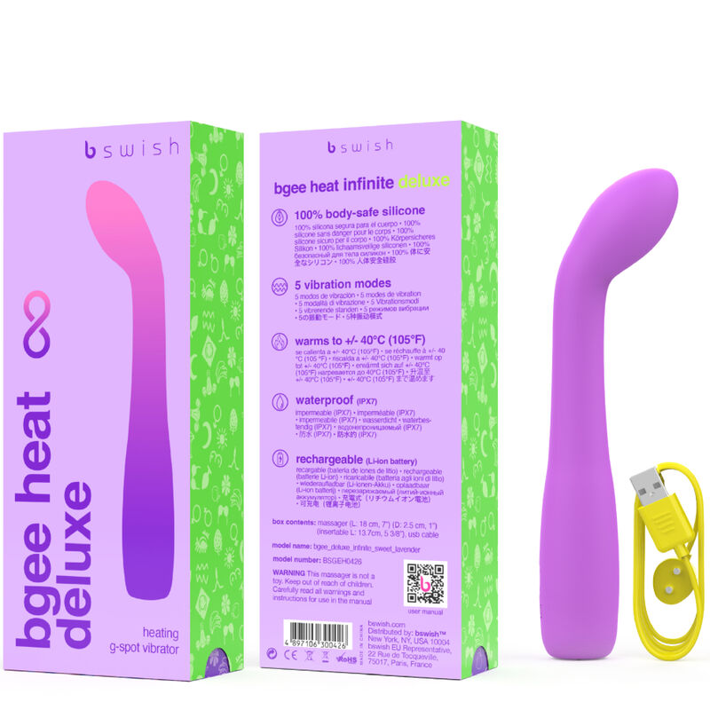 B Swish-Bgee Heat Infinite Deluxe Vibratore Ricaricabile · Vibratori (imaginea 4)