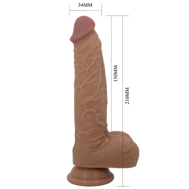 Remote Control-Jonathan Dildo Silicone 3 Vibrazioni + 3 Lunghezze — PRETTY LOVE · Vibratori (imaginea 5)