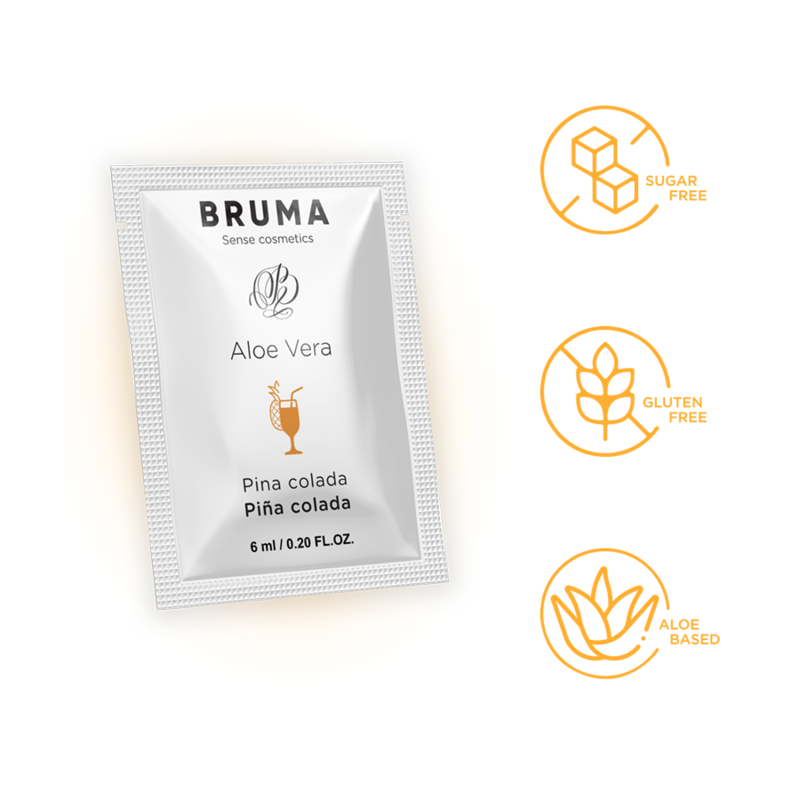 Bruma-Aloe Vera Sliding Gel Aroma Pina Colada 6 ml · Lubrificanti (imaginea 6)