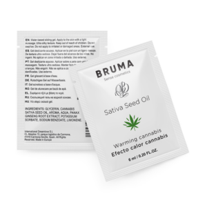 Bruma-Gel scivoloso con olio di semi di sativa, effetto riscaldante