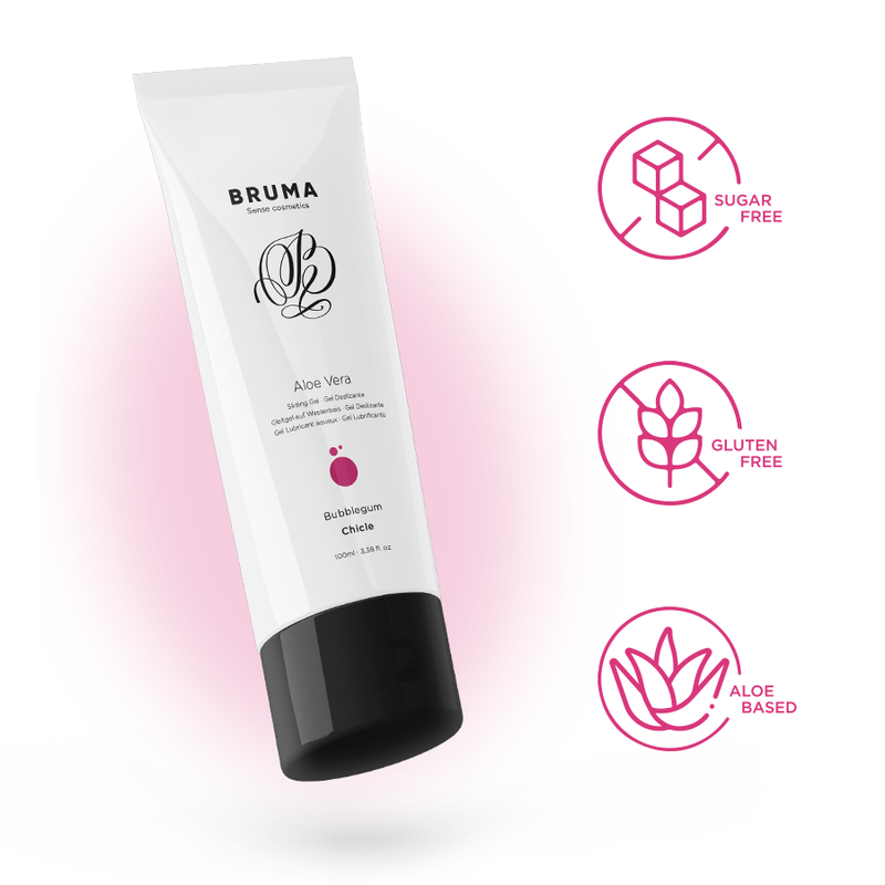 Bruma-Gel Lubrificante Aloe Vera Aroma Bubblegum 100 ml · Lubrificanti (imaginea 4)