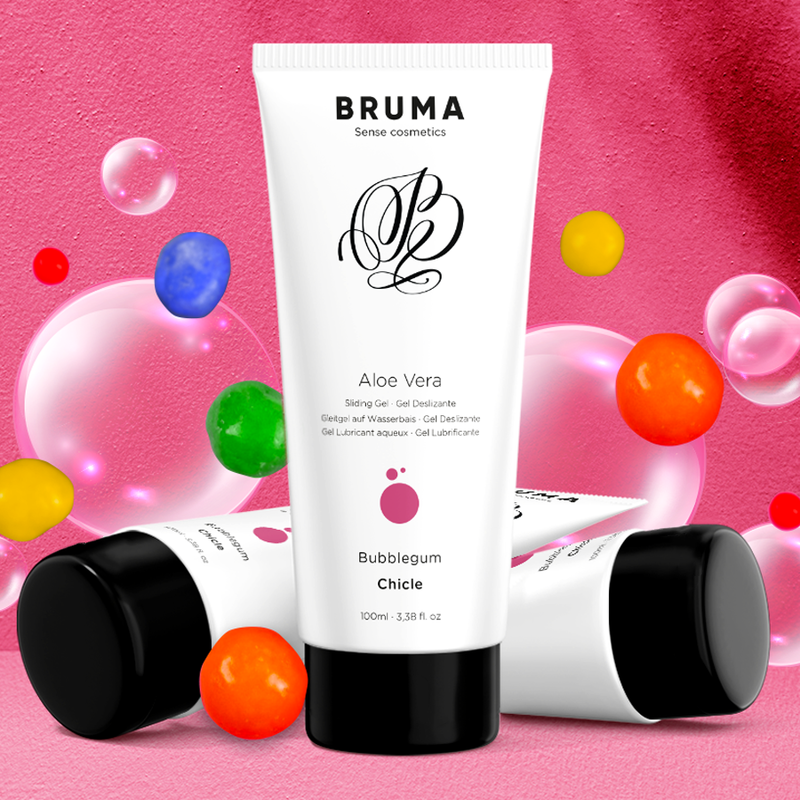 Bruma-Gel Lubrificante Aloe Vera Aroma Bubblegum 100 ml · Lubrificanti (imaginea 6)