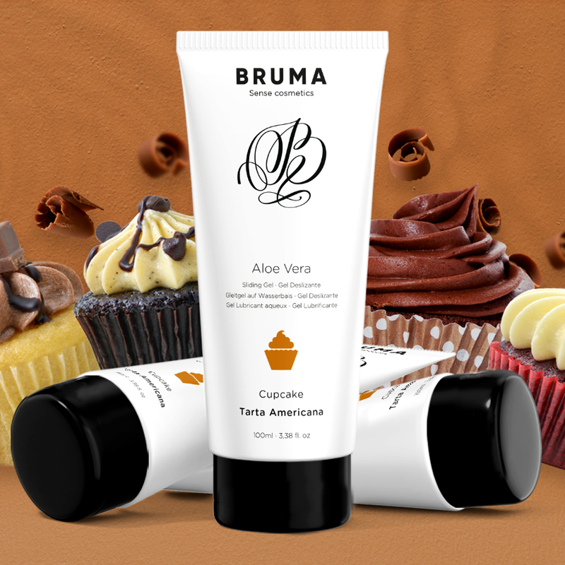 Bruma-Gel Lubrificante con Aloe Vera Aroma Torta Americana 100 ml · Lubrificanti (imaginea 6)