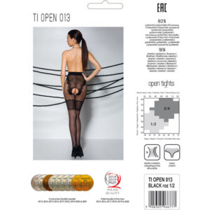 Passion-Tiopen 013 Calze Nere 20/40 Den · Lingerie sexy donna (immagine 5)