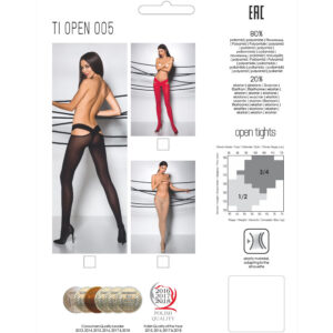Passion-Tiopen 005 Calze 60 Den · Lingerie sexy donna (immagine 3)