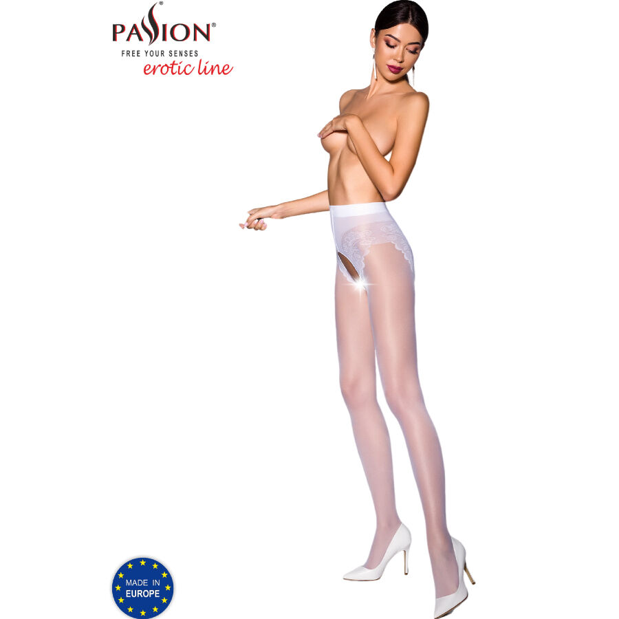 PASSION - TIOPEN 006 STOCKING WHITE 1/2 (30 DEN) Passion-Tiopen 006 Calze 30 Den · Lingerie sexy donna