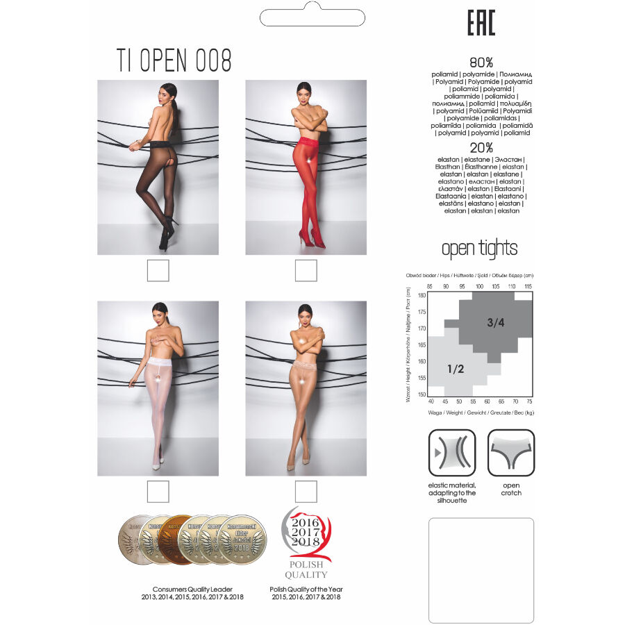 Passion-Tiopen 008 Calze 30 Den · Lingerie sexy donna (immagine 3)