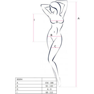 Passion-BS094 Bodystocking One Size 44 Passion-BS094 Bodystocking One Size · Lingerie sexy donna (imaginea 3)