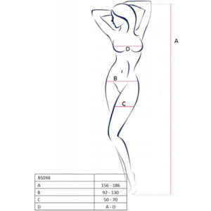 Passion-BS098 Bodystocking · Lingerie sexy donna (imaginea 6)