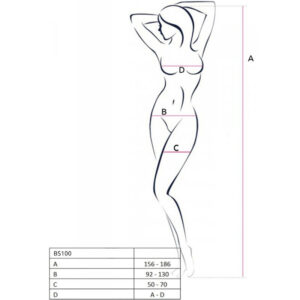 Passion-BS100 Bodystocking One Size 44 Passion-BS100 Bodystocking One Size · Lingerie sexy donna (imaginea 3)
