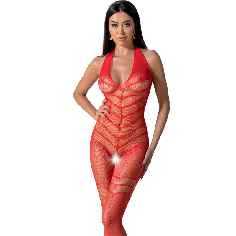 PASSION - BS100 BODYSTOCKING BLACK ONE SIZE Passion-BS100 Bodystocking One Size · Lingerie sexy donna