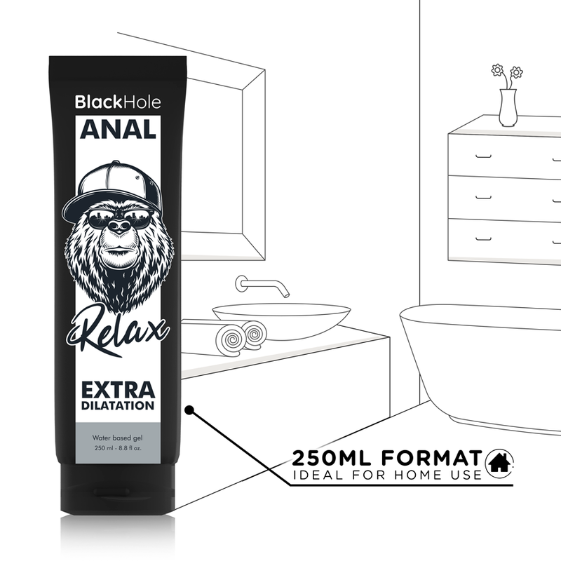 Black Hole-Gel a base d'acqua per la dilatazione anale 250 ml · Lubrificanti (imaginea 6)
