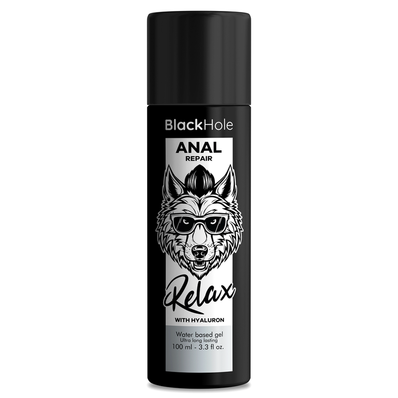 Black Hole-Anal Repair Relax con Acido Ialuronico, 100 ml
