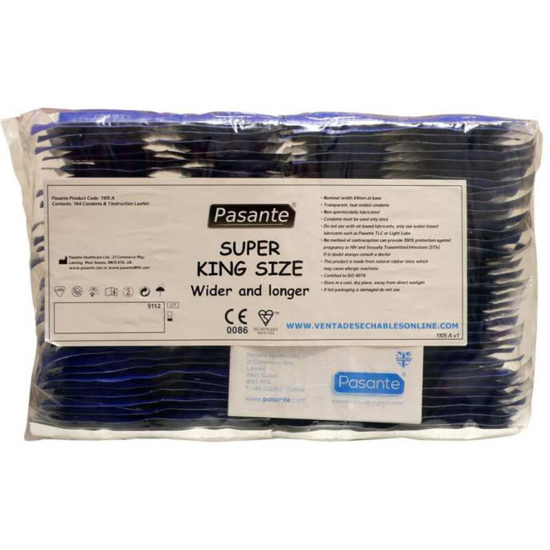 Pasante-Preservativo Super King Xxl Sacchetto 144 Pezzi-Lattice 3 Pasante-Preservativo Super King Xxl Sacchetto 144 Pezzi-Lattice · Preservativi (imaginea 3)