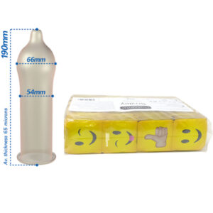 Pasante-Preservativo Smiley, Sacchetto 144 Pezzi-Latex 6 Pasante-Preservativo Smiley, Sacchetto 144 Pezzi-Latex · Preservativi (imaginea 3)