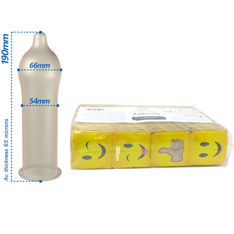 Pasante-Preservativo Smiley, Sacchetto 144 Pezzi-Latex 3 Pasante-Preservativo Smiley, Sacchetto 144 Pezzi-Latex · Preservativi (imaginea 3)
