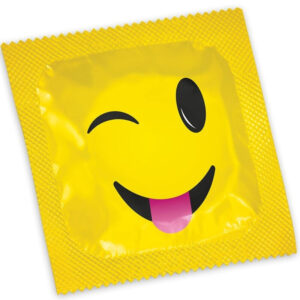 Pasante-Preservativo Smiley, Sacchetto 144 Pezzi-Latex