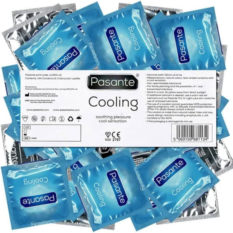 Pasante-Preservativi Effetto Raffreddante Pacchetto 144 Pezzi-Lattice 2 Pasante-Preservativi Effetto Raffreddante Pacchetto 144 Pezzi-Lattice · Preservativi (imaginea 2)