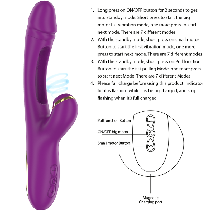 Intense High Tech-Ateneo Vibratore Multifunzione Ricaricabile 7 · Vibratori (immagine 3)