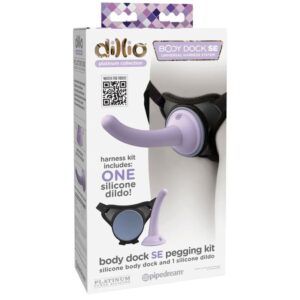 Dillio-Imbracatura per Strap-on Body Dock SE Viola — PIPEDREAMS · Strap-on & Imbracature (immagine 2)