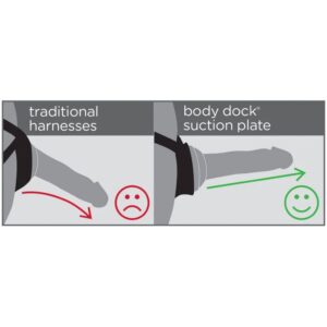 Dillio-Imbracatura per Strap-on Body Dock SE Viola — PIPEDREAMS · Strap-on & Imbracature (immagine 6)