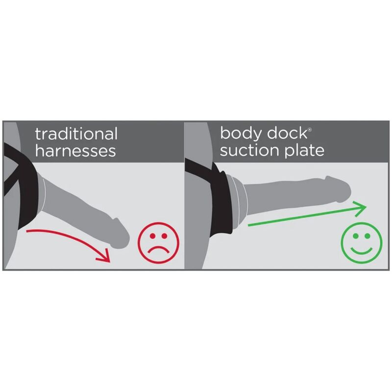 Dillio-Imbracatura per Strap-on Body Dock SE Viola — PIPEDREAMS · Strap-on & Imbracature (immagine 6)