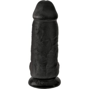 King Cock-Chubby Penis Realist 23 cm Nero-PVC, Ventosa — PIPEDREAMS · Dildo & Stimolatori (imaginea 4)