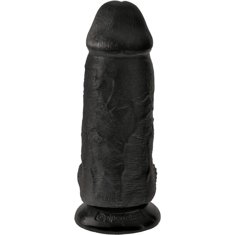 King Cock-Chubby Penis Realist 23 cm Nero-PVC, Ventosa — PIPEDREAMS · Dildo & Stimolatori (imaginea 4)