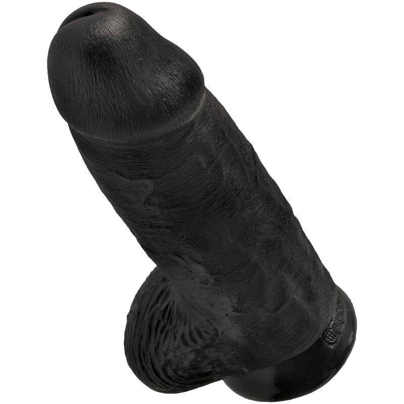 King Cock-Chubby Penis Realist 23 cm Nero-PVC, Ventosa — PIPEDREAMS · Dildo & Stimolatori (imaginea 5)