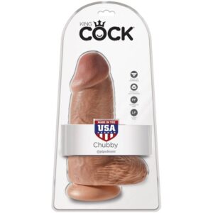King Cock-Chubby Pene Realistico 23 cm Caramel-PVC, Ventosa — PIPEDREAMS · Dildo & Stimolatori (immagine 6)
