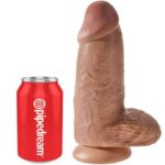 King Cock-Chubby Penis Realist 23 cm Caramel-PVC, Ventosa — PIPEDREAMS · Dildo & Stimolatori