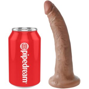 King Cock-Pene Realist 17.5 cm Caramel-Silicone, Impermeabile
