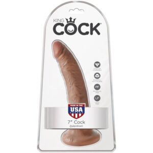 King Cock-Pene Realist 17.5 cm Caramel-Silicone, Impermeabile 10 King Cock-Pene Realist 17.5 cm Caramel-Silicone, Impermeabile — PIPEDREAMS · Dildo & Stimolatori (imaginea 5)